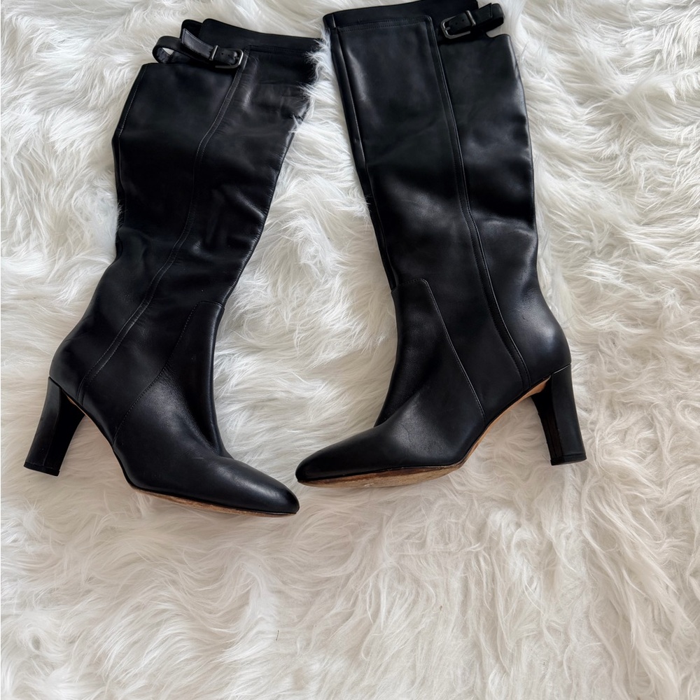 Via Spiga Black Heeled Boots